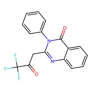 Compound C17H11F3N2O2 structure