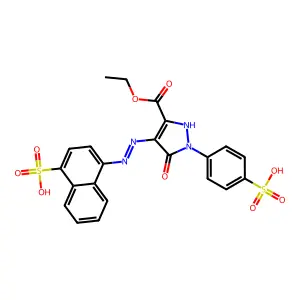 Orange B free acid structure