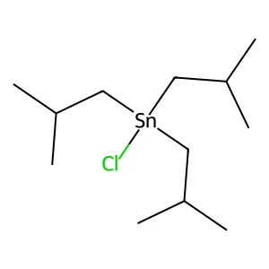 STANNANE, CHLORO(TRIISOBUTYL)- structure
