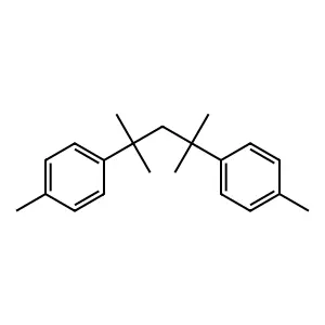 1-[2,4-dimethyl-4-(4-methylphenyl)pentan-2-yl]-4-methylbenzene structure
