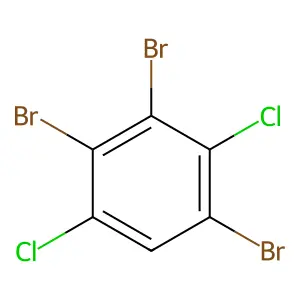 1,3,4-tribromo-2,5-dichlorobenzene structure