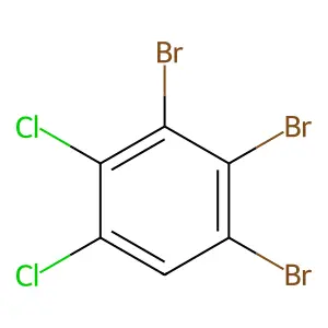 1,2,3-tribromo-4,5-dichlorobenzene structure