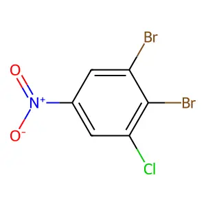 1,2-dibromo-3-chloro-5-nitrobenzene structure