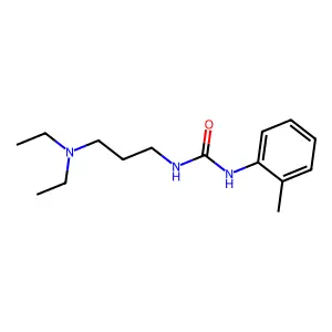 1-[3-(diethylamino)propyl]-3-(2-methylphenyl)urea structure