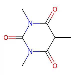 1,3,5-trimethyl-1,3-diazinane-2,4,6-trione structure
