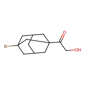 1-(3-bromo-1-adamantyl)-2-hydroxyethanone structure