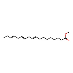 methyl octadeca-9,12,15-trienoate structure
