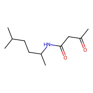 N-(5-methylhexan-2-yl)-3-oxobutanamide structure