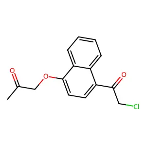 Compound C15H13ClO3 structure