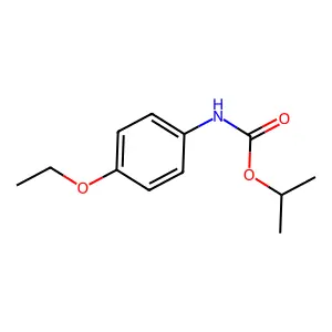 p-Ethoxycarbanilic acid isopropyl ester structure