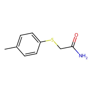 ACETAMIDE, 2-(p-TOLYLTHIO)- structure