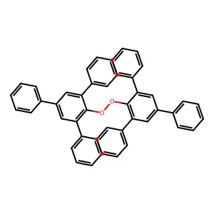 1,3,5-triphenyl-2-(2,4,6-triphenylphenyl)peroxybenzene structure