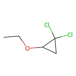 1,1-Dichloro-2-ethoxycyclopropane structure
