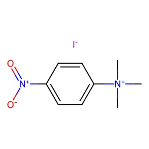 trimethyl-(4-nitrophenyl)azanium iodide structure