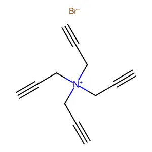 Tetrapropargylammonium bromide structure