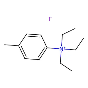 p-Tolyltriethylammonium iodide structure