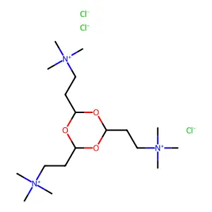 Compound C18H42Cl3N3O3 structure