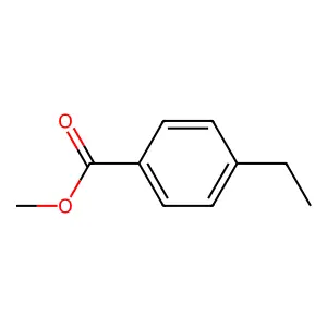 Methyl 4-ethylbenzoate structure