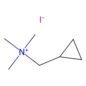 (Cyclopropylmethyl)trimethylammonium iodide structure