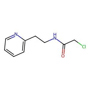 2-chloro-N-(2-pyridin-2-ylethyl)acetamide structure