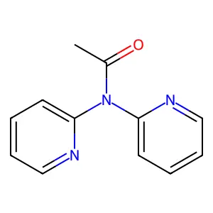N,N-dipyridin-2-ylacetamide structure