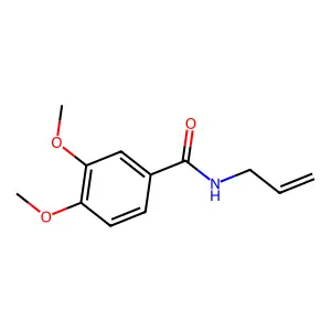 N-Allyl-3,4-dimethoxybenzamide structure