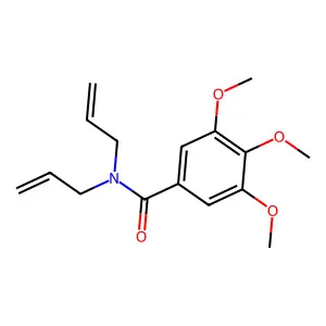 N,N-Diallyl-3,4,5-trimethoxybenzamide structure
