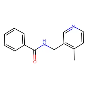 N-[(4-methyl-3-pyridinyl)methyl]benzamide structure