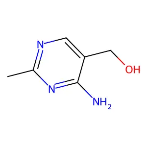 (4-amino-2-methylpyrimidin-5-yl)methanol structure
