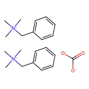 AMMONIUM, BENZYLTRIMETHYL-, CARBONATE (2:1) structure