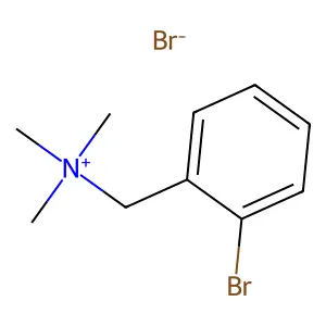 (2-bromophenyl)methyl-trimethylazanium bromide structure