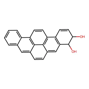 BENZO(rst)PENTAPHENE-3,4-DIOL, 3,4-DIHYDRO-, E- structure