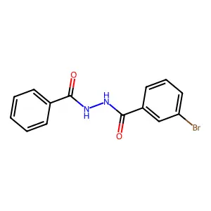 N'-benzoyl-3-bromobenzohydrazide structure