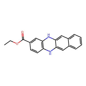 ethyl 5,12-dihydrobenzo[b]phenazine-3-carboxylate structure