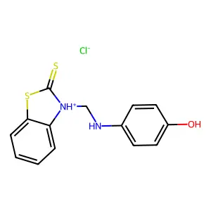 Compound C14H13ClN2OS2 structure