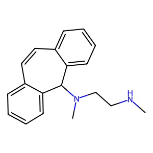N,N'-dimethyl-N'-(2-tricyclo[9.4.0.03,8]pentadeca-1(15),3,5,7,9,11,13-heptaenyl)ethane-1,2-diamine structure