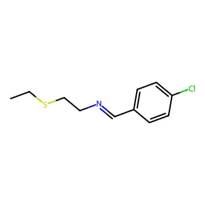 N-(2-(Ethylthio)ethyl)-p-chlorobenzylidenimine structure