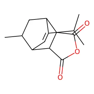 10-methyl-8-propan-2-yl-4-oxatricyclo[5.2.2.02,6]undec-8-ene-3,5-dione structure