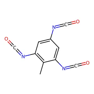1,3,5-triisocyanato-2-methylbenzene structure