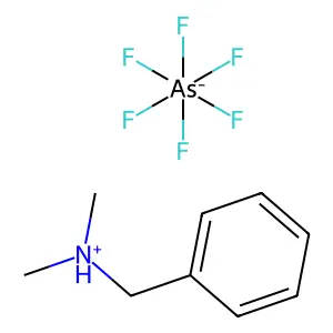 Benzyldimethylammonium hexafluoroarsenate structure