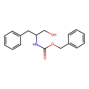 benzyl N-(1-hydroxy-3-phenylpropan-2-yl)carbamate structure