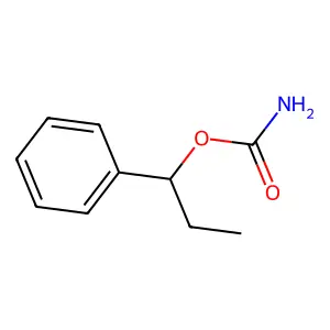 CARBAMIC ACID, (alpha-ETHYLBENZYL) ESTER structure