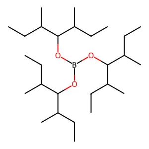 BORIC ACID, TRIS(3,5-DIMETHYL-4-HEPTYL) ESTER structure