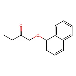 1-(1-Naphthyloxy)-2-butanone structure
