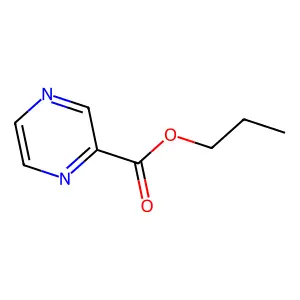 Propyl pyrazinoate structure
