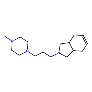 2-[3-(4-methylpiperazin-1-yl)propyl]-1,3,3a,4,7,7a-hexahydroisoindole structure