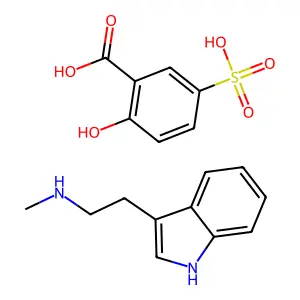 Compound C18H20N2O6S structure