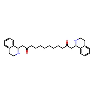 1,12-bis(1,2,3,4-tetrahydroisoquinolin-1-yl)dodecane-2,11-dione structure