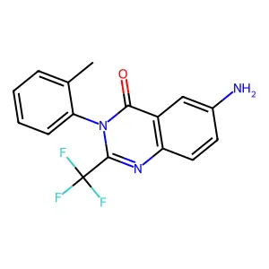 Compound C16H12F3N3O structure