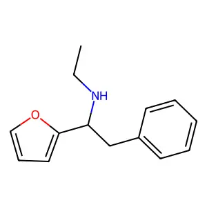 N-ethyl-1-(furan-2-yl)-2-phenylethanamine structure
